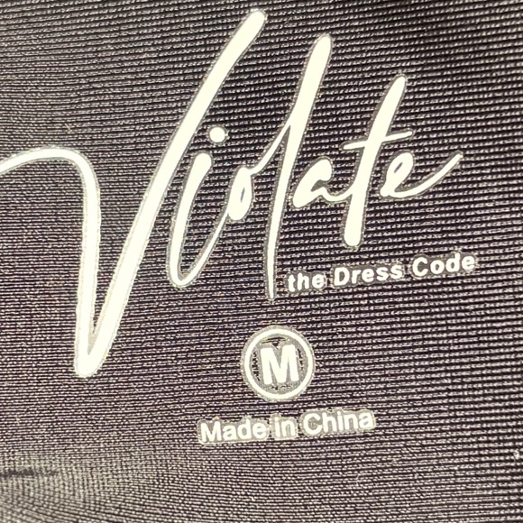 Violate Black Bikini Swim Wear Women's Top-M - Bottom-S - Picture 6 of 6